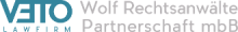 VETO LAWFIRM Wolf Rechtsanwälte Partnerschaft mbB